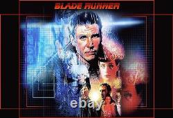 Blade Runner Harrison Ford Rutger Hauer Large Canvas Picture Wall Art