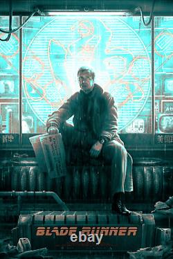 Blade Runner I Don't Work Here Anymore Screen Print Art Poster #185 24 X 36