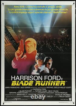 Blade Runner Italian 1p Folded Original Movie Poster 39 x 55 1982 Ridley Scott