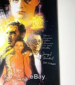 Blade Runner Joe Turkel signed autographed The Final Cut poster Joseph Turkel