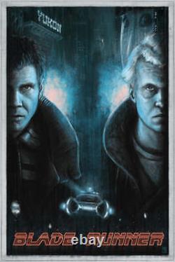 Blade Runner METAL by Matthew Rabalais Ltd Edition x/5 Print Poster Mondo MINT