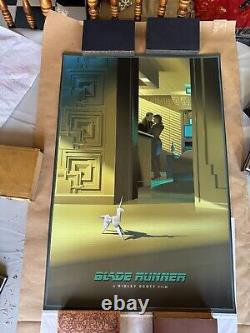 Blade Runner Memories in Green VARIANT Poster Print Laurent Durieux NT Mondo