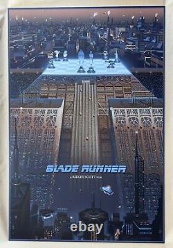 Blade Runner Metal Print By Laurent Durieux Final Chess Game Bottleneck Nt Mondo