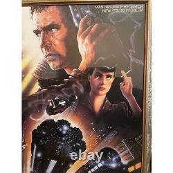 Blade Runner Movie Poster 1982 Science Fiction harrison ford framed