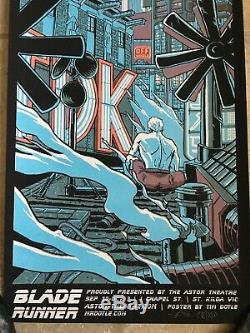 Blade Runner Movie Poster Art Tears in the Rain Roy Batty Rutger Hauer Tim Doyle