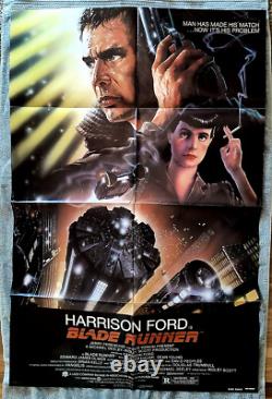 Blade Runner Movie Poster HARRISON FORD Ridley Scott SEAN YOUNG Rutger Hauer 82