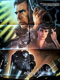 Blade Runner Movie Poster HARRISON FORD Ridley Scott SEAN YOUNG Rutger Hauer 82