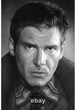 Blade Runner Movie Rick Deckard Portrait Poster Giclee Print Art 12x18 Mondo
