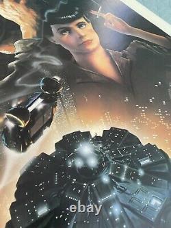 Blade Runner Original LINEN BACKED US One Sheet (1982) NSS Style Ridley Scott