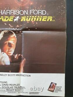 Blade Runner Original Movie Poster 1982 British Quad Harrison Ford Vnc