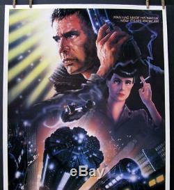 Blade Runner Original Movie Poster 1982 Linen Backed One Sheet Nss# 820007