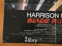 Blade Runner Original One Sheet Movie Poster 1982 Harrison Ford 27x41