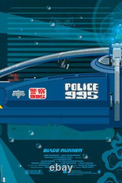 Blade Runner Police Spinner Triptych by Jakob Staermose Tomenosuke Blaster 3pcs