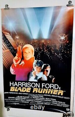 Blade Runner Poster Rare Italian Rolled 29X37 VG