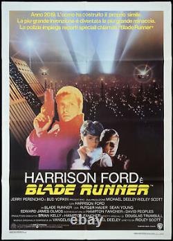 Blade Runner Poster Ridley Scott Harrison Ford Sci-fi 1982 Movie Poster 2f