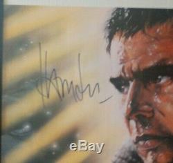 Blade Runner Poster Signed By Harrison Ford, Young, Hauer, Hannah, Scott, Olmas+
