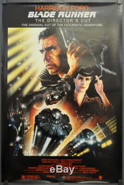 Blade Runner R1992 Orig 27x41 Movie Poster Harrison Ford Rutger Hauer