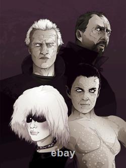 Blade Runner Replicants by Kako Ltd Edition x/150 Poster Print Mondo MINT Movie