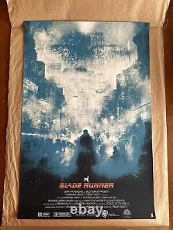 Blade Runner' Screen Print Karl Fitzgerald Rare Licensed Art Print 31/95