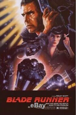 Blade Runner Screen Print Movie Poster Harrison Ford John Alvin By Bottleneck