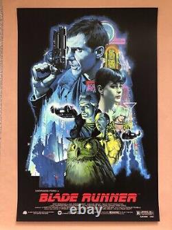 Blade Runner Screen Print by Paul Mann NT Mondo Edition of 150 Harrison Ford