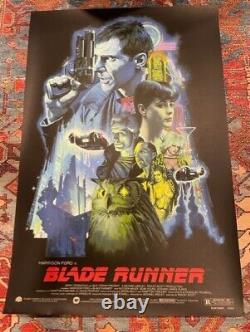 Blade Runner Screen Printed Movie Poster by Paul Mann Mondo Spielberg Tarantino