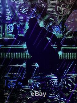 Blade Runner Silk Screen RAID71 Thornley Harrison Ford Sci Fi Glow In The Dark