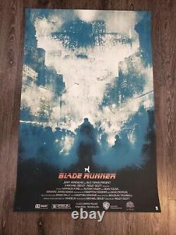Blade Runner TE VAGY A BLADE RUNNER Silk Screen print Karl Fitzgerald