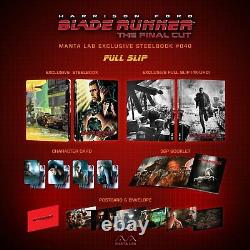 Blade Runner The Final Cut 4k+2d Steelbook Full Slip Manta Lab