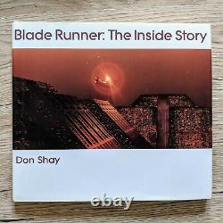 Blade Runner The Inside Story by Don Shay Hardback Book Cinefex Rare