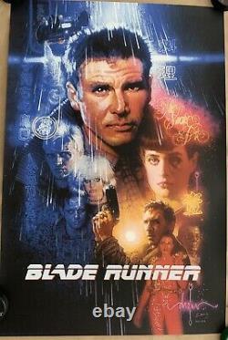 Blade Runner Titled Edition Movie Poster Drew Struzan Edition 1003 Harrison Ford