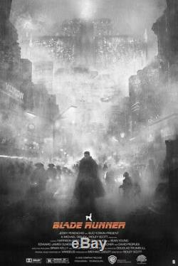 Blade Runner Variant Alternative Movie Poster Karl Fitzgerald Rare AP Not Mondo
