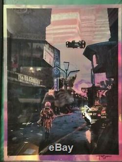 Blade Runner We Scared. Foil Variant Movie Poster Tim Doyle Artist Proof