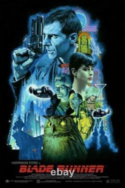 Blade Runner by Paul Mann Screen Printed Movie poster Not Mondo, Bottleneck