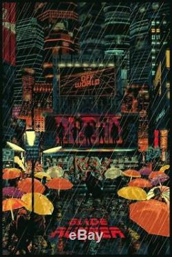 Blade Runner by Raid71 Ltd x/250 Screen Print Poster Art MINT Mondo Movie
