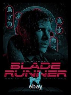 Blade Runner by Tracie Ching xx/100 Screen Print Movie Art Poster