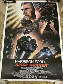Blade runner original movie poster 1982 linen backed (NSS odd variant 3)