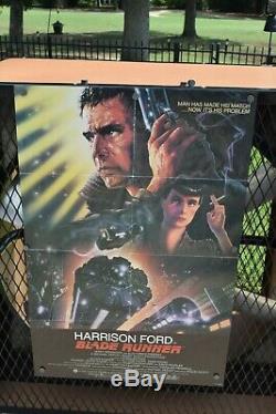 Bladerunner Original One Sheet Movie Poster NSS 1982 Harrison Ford 27 x 41
