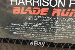 Bladerunner Original One Sheet Movie Poster NSS 1982 Harrison Ford 27 x 41