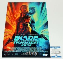 Denis Villeneuve Hans Zimmer Signed'blade Runner 2049' Movie Poster Beckett Coa
