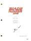 Denis Villeneuve Signed Autograph Blade Runner 2049 Movie Script Screenplay JSA