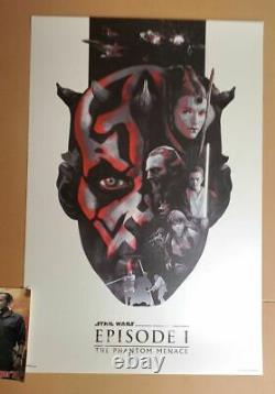 Devin Schoeffler The First Phantom Menace Movie Poster Print Numbered Star Wars
