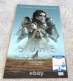 Director Denis Villeneuve Signed Dune 12x18 Poster Photo Blade Runner 2049 Bas