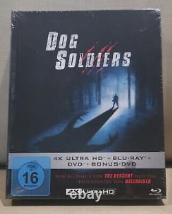 Dog Soldiers Mediabook 4K ULTRA HD+Blu Ray+DVD blu-ray Region Free+ B Sealed