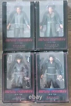 Full Set Of 4 NECA Blade Runner 2049 Figures Deckard Officer K Luv Wallace