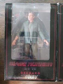 Full Set Of 4 NECA Blade Runner 2049 Figures Deckard Officer K Luv Wallace