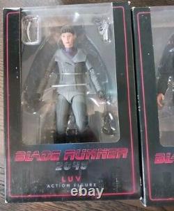 Full Set Of 4 NECA Blade Runner 2049 Figures Deckard Officer K Luv Wallace