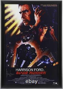 Harrison Ford Blade Runner Framed Autographed Full Sized Movie Poster