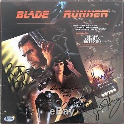 Harrison Ford Rutger Hauer Sean Young Cast Signed Blade Runner Album Beckett BAS