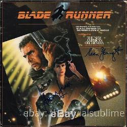 Harrison Ford & Sean Young Blade Runner Signed LP Vinyl Record Autograph